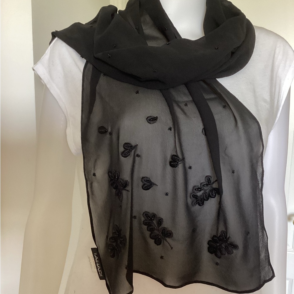Tahari silk scarf